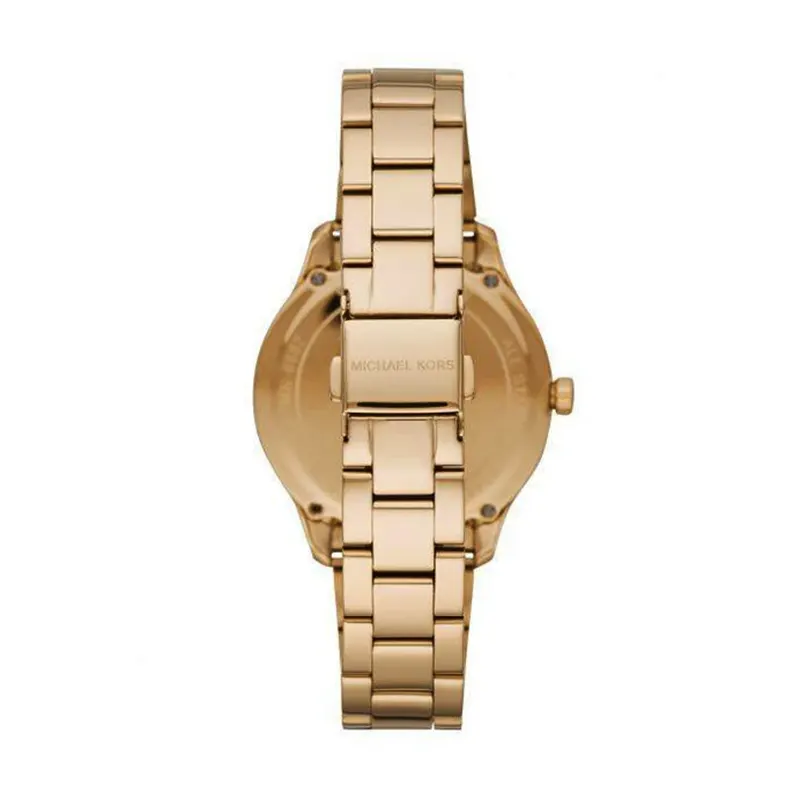 Michael Kors Runway Gold-tone Ladies Watch- MK6682